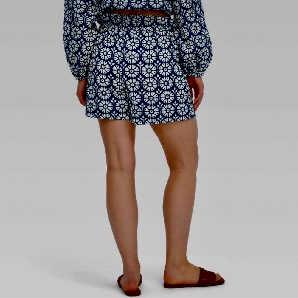 Roller Rabbit Navy and White Patterned Shorts - Picture 2 of 4